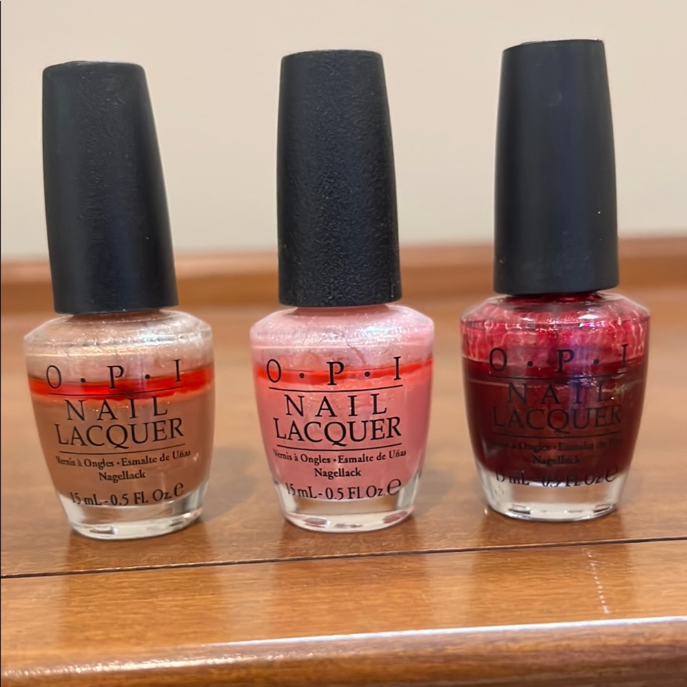 Opi Nail Polish - bought open salon bottles so I would have the touch up colour